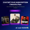 Chatgpt plus subscription price In India