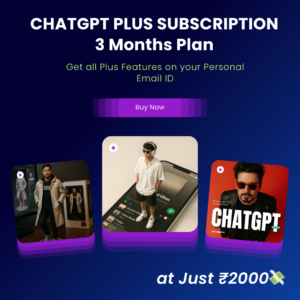 Chatgpt plus subscription price In India