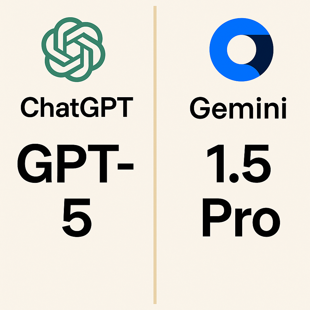 ChatGPT 5 vs Gemini Pro 2.5 pro